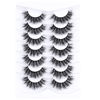 Picture of Mebver False Eyelashes Cat Eye Faux Mink Lashes Natural Look Fluffy Wispy Lashes That Look Like Extensions Pestañas Postizas D Curl Lash Strips Short Fox, 7 Pairs Pack
