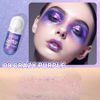 Picture of DAGEDA Body Glitter Gel, Roll-on Face Glitter for Mermaid Makeup Festival Rave Accessories, Holographic Hair Glitter Gel,Body Shimmer Halloween Makeup for Rave Party(Crazy Purple)