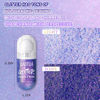 Picture of DAGEDA Body Glitter Gel, Roll-on Face Glitter for Mermaid Makeup Festival Rave Accessories, Holographic Hair Glitter Gel,Body Shimmer Halloween Makeup for Rave Party(Crazy Purple)