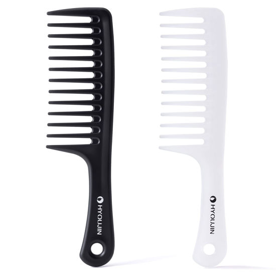 Picture of HYOUJIN Wide Tooth Combs For Women Comb Detangler Thick Comb Large Combs For Hair Combs For Curly Hair