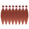 Picture of Ginger Braiding Hair Pre Stretched 16 Inch 8 Packs Braiding Hair Extensions for Crochet Box Braids Twists Locs Hair Itch Free Soft Yaki Texture Hot Water Setting (16inch,#350)
