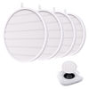Picture of MelodySusie Nail Dust Collector Replacement Filter 4 Pack, Reusable Dust Filter for MelosySusie Nail Dust Collector Vacuum Fan Dust Collector Extractor Electric Dust Suction Machine