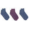 Picture of Dr. Scholl's Womens Low Cut Soothing Spa - Lavender & Vitamin E Infused 2 3 Pair Packs Bottom Grippers Sock, Blue, Pink/Blue, 4-10 US