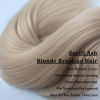 Picture of Ash Blonde Braiding Hair Pre Stretched Kanekalon Braiding Hair Extension 26 Inch Synthetic Fake Hair for Braiding (Pack of 6)