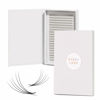 Picture of Eyesy Lash Promade Fans 600 Easy Fans | 5D 0.07 Curl D Mixed Lengths 8-16mm | XL Tray 20 Lines Ultra Speed Eyelash Extension Premade Lashes Volume Lash Extensions Pestanas Pelo A Pelo