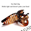 Picture of Nalodu Hair Claw Clips Large 4.3 Inch No Slip Big Matte Jaw Butterfly Clip Clamp 4 Colors for Thin Fine Thick Hair Women, 4 Pack