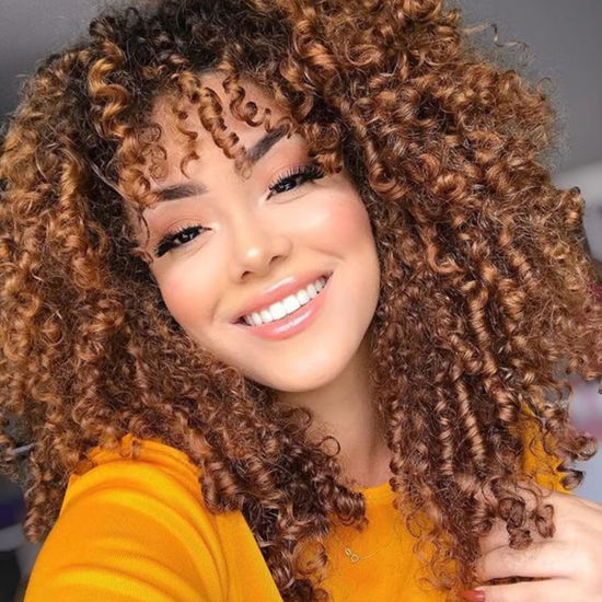 Picture of 7 Packs GoGo Curl Crochet Hair 10 Inch Short Curly Crochet Hair for Women Water Wave Beach Curl Deep Twist Crochet Braids Synthetic Braiding Hair Extensions (10 Inch, #30)