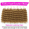 Picture of 7 Packs GoGo Curl Crochet Hair Short Curly Crochet Hair for Women Water Wave Beach Curl Deep Twist Crochet Braids Synthetic crochet Hair Extensions (10 Inch, #27)