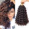 Picture of 7 Packs GoGo Curl Crochet Hair 12 Inch Short Curly Crochet Hair for Women Water Wave Beach Curl Deep Twist Crochet Braids Synthetic Braiding Hair Extensions (12 Inch, P30)