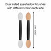 Picture of Cuttte Eyeshadow Applicators Makeup Brushes - 60PCS Disposable Eyeshadow Brush, Dual Sides Eye Shadow Applicator Sticks, 2.44 Inch Eye Makeup Tools, Black