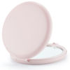 Picture of Getinbulk Compact Mirror for Purse, Double-Sided 1X/2X Magnifying Metal Pocket Makeup Mirrors(Round,Pink Marshmallow)