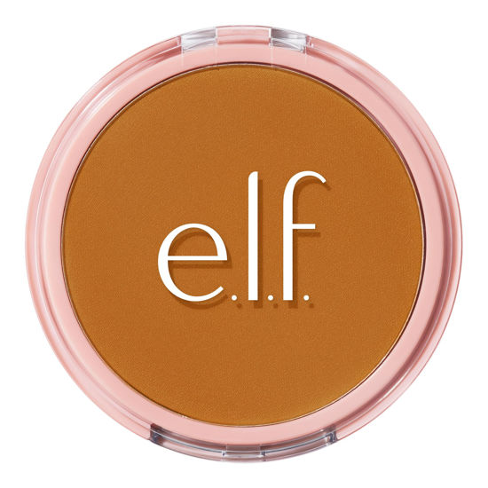 Picture of e.l.f. Halo Glow Powder Filter, Ultra-fine Finishing Powder, Smooths The Look of Pores & Fine Lines, Creates A Soft-Focus Glow, Vegan & Cruelty-Free, Deep Warm