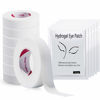 Picture of JASSINS 8 Rolls Eyelash Tape, Adhesive Fabric Eyelash Tapes, Adhesive Breathable Micropore Fabric Tape for Eyelash Extension Supply,9 m/10 Yard Each Roll (8 Rolls of White + 5 Eye Stickers)
