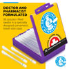 Picture of Dr. Piercing Aftercare Swabs - Piercing Bump Saline Solution for Cleansing Earring, Nose, Belly, and Ear Piercings - Gentle Saline Wash for a Refreshing Experience - 72 Easy-to-Use Swabs (2-Pack)
