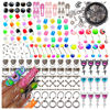 Picture of BBATT-HAPPY 197PCS Nail Charms for Acrylic Nails，Monster Eye Pill Puncture Dice Billiards Cone Pin Door Handle Mechanical Parts Nail Decorations ，Nail Accessories for Nail Art Supplies Manicure DIY
