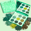 Picture of ColourPop Just My Luck Green Eyeshadow Palette - Green & Neutral Eyeshadow Palette with Matte & Metallic Finishes - High-Pigment Eye Makeup with a Long-Wearing Formula (0.3 oz)