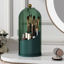 Picture of YOOLENS Makeup Brush Holder with Lid 360 Rotating Clear Dustproof Make Up Organizers for Vanity Bathroom Countertop, Green