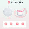 Picture of AXLOFO® Eye Wash Cup, Eye Wash Bath Kit (Eye Drop Guide/Wash Cup), Silicone Eye Cup for Effective Eye Cleansing, Soothing Tired Eyes (Pink-1)