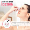 Picture of AXLOFO® Eye Wash Cup, Eye Wash Bath Kit (Eye Drop Guide/Wash Cup), Silicone Eye Cup for Effective Eye Cleansing, Soothing Tired Eyes (Pink-1)