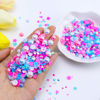 Picture of Briskbloom 60g Mix Flatback Pearls and Rhinestones for Crafts, 3620PCS Flatback Pearl Rhinestones for Tumblers Nail Face Art, Jelly Rhinestones and Half Pearls, with Tweezers Wax Pen, White|Blue|Pinks