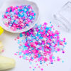 Picture of Briskbloom 60g Mix Flatback Pearls and Rhinestones for Crafts, 3620PCS Flatback Pearl Rhinestones for Tumblers Nail Face Art, Jelly Rhinestones and Half Pearls, with Tweezers Wax Pen, White|Blue|Pinks