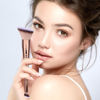 Picture of Daubigny Makeup Brushes Dual-ended Angled Foundation Brush Concealer Brush Perfect for Any Look Premium Luxe Hair Rounded Taperd Flawless Brush Ideal for Liquid, Cream, Powder,Blending,