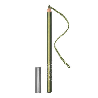 Picture of Palladio Wooden Eyeliner Pencil, Thin Pencil Shape, Easy Application, Firm yet Smooth Formula, Perfectly Outlined Eyes, Contour and Line, Long Lasting, Rich Pigment, Golden Olive
