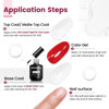Picture of JODSONE 15ML Base Coat Gel Nail Polish Gel Glossy Quick Drying Durable Gel Soak Off Clear No Wipe DIY Home And Nail Salon