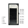 Picture of NAGARAKU Eyelash Extensions Individual Lashes 0.15mm J curl 7-15mm Mix Tray Classic Matte Black Natural Faux Mink 16 rows