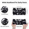 Picture of Huachi Tie Dye Headbands for Women Wide Head Wraps Boho Thick Hairbands Large African Sport Yoga Turban Headband Hair Accessories (Pack of 4)