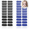 Picture of 80 Pairs Eye Black Stick Softball Baseball Glitter Sports Eye Stickers Cheek Paint Football Eye Stickers Adhesive Strip School Items for Baseball Softball Football Sports Match()