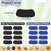 Picture of 80 Pairs Eye Black Stick Softball Baseball Glitter Sports Eye Stickers Cheek Paint Football Eye Stickers Adhesive Strip School Items for Baseball Softball Football Sports Match()