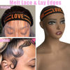 Picture of XConstellation Hairband - Lace Melting Elastic Band for Wigs and Baby Hair, 2 PCS, OrangeLove