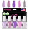 Picture of Eternal Pastel Nail Polish Sets for Women (LILAC PINK) - Pastel Nail Polish Set for Girls | Quick Dry & Long Lasting Nail Polish Kit for Home DIY Manicure & Pedicure | Made in USA, 13.5mL (Set of 5)