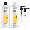 Picture of Nioxin System 1 Shampoo & Conditioner Prepack, Natural Hair with Light Thinning, Pumps Included, 33.8 fl oz (Packaging May Vary)