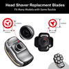 Picture of UPTARD 9D Blade Replacement Heads, Shaver Replacement Blades, Head Shavers for Bald Men, Shaver Head Replacement, Stainless Steel Rotary Blades for Electric Head Razor