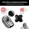 Picture of UPTARD 5D Blade Replacement Heads, Shaver Replacement Blades, Head Shavers for Bald Men, Shaver Head Replacement, Stainless Steel Rotary Blades for Electric Head Razor