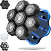 Picture of UPTARD 7 Magnetic Shaver Blades,Head Shaver Replacement Blades, Head Shaver Replacement heads for FRE**OM G**OMING Te**un Fr**bird Aid**lsWe**lup Wy**laus (Black)