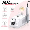 Picture of Jiasheng Professional Nail Drill, 20000rpm Electric Nail Drill Machine, Electronic Nail File Drills for Acrylic Nails Gel Nails Manicure Pedicure Tools for Salon Use, White