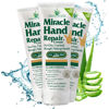 Picture of Miracle of Aloe Miracle Hand Repair Cream 1 oz Healing Aloe Vera Lotion for Dry, Cracked Hands with 60% Ultra Aloe Gel - Moisturizes, Softens, and Repairs - Non-Greasy (3-Pack)
