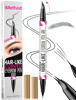Picture of iMethod Curved Eyebrow Pen - Eyebrow Pencil 2-in-1 Dual-Ended Eyebrow Pen with Curved Tip and Precise Brush-Tip, Microblading Eyebrow Pen for Natural Hair-Like Brows, Long Lasting, Grey
