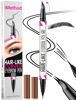 Picture of iMethod Curved Eyebrow Pen - Eyebrow Pencil 2-in-1 Dual-Ended Eyebrow Pen with Curved Tip and Precise Brush-Tip, Microblading Eyebrow Pen for Natural Hair-Like Brows, Long Lasting, Black