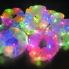 Picture of Light Up Scrunchies Hair Tie, LED Scrunchy Hair Elastic for Women & Girls, Glow in the Dark Party Supplies Party Favor Festival Rave Accessories for Neon Glow Party