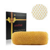 Picture of Unifab African Net Sponge Real African Exfoliating Net Bath Sponge Wash Cloth Exfoliating Washcloth African Net Cloth Body Scrubber for Shower Yellow