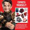 Picture of Savvi - 50 Dungeons & Dragons Temporary Tattoos: Skin-Safe Ink, Great for Birthday Parties and Game Nights, Good for All Ages, Made in the USA [6 sheets, 50 count]