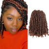 Picture of The BOHOBABE Crochet Passion Twist Hair Pretwisted 12 Inch Short Pre-looped Passion Twist Crochet Braiding Hair 8 Packs(30#)