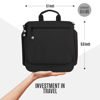 Picture of VENTURE 4TH Hanging Travel Toiletry Bag for Women & Men - Travel Organizer with Expandable Compartments & Removable Clear Pouch for Toiletries (Black)