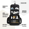 Picture of VENTURE 4TH Hanging Travel Toiletry Bag for Women & Men - Travel Organizer with Expandable Compartments & Removable Clear Pouch for Toiletries (Black)