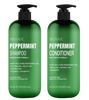 Picture of Peppermint Oil Shampoo and Conditioner Set for Hair Growth and Thickening - For Thinning Hair and Hair Loss Treatments for Women & Men, Sulfate Free, 20.2 FL Oz Each