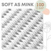 Picture of WONSIS Individual Lashes, Lash Clusters, 240 Pcs 10D Individual Lash Extensions, Natural Soft Lightweight Reusable, Thickness 0.07mm C Curl False Eyelashes 10/11/12/13/14mm (10D 10-14mm)